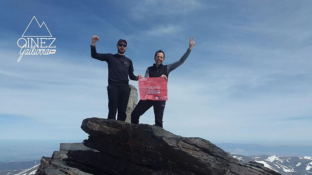 Mulhacen - Mulhacen. 3479 m. Gora Nafarroa Oinez. Euskara, lau haizetara!!!. Gora Amaiur!!!. Juantxo Agirre eta Unai Iraola, Amaiurko Gazteluko indusketako arkeologoak!!!