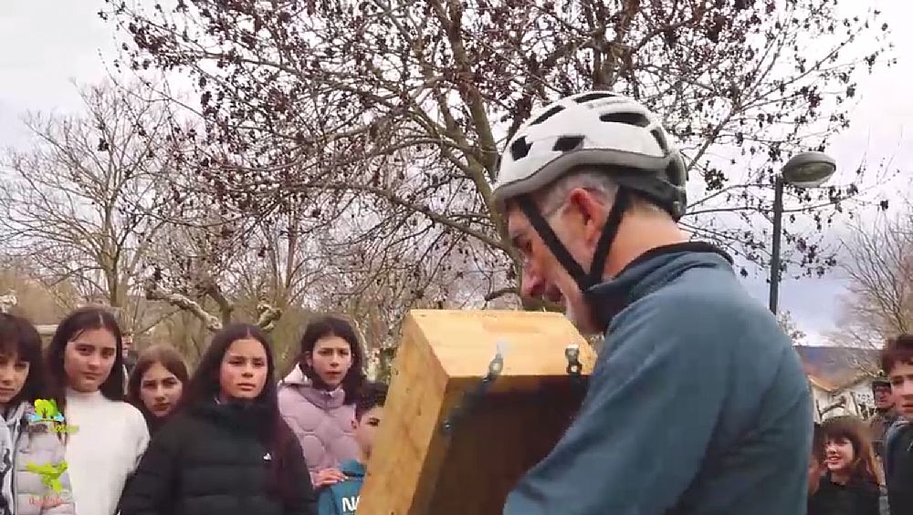 Nuestro alumnado construye hogares para murcilagos!🦇